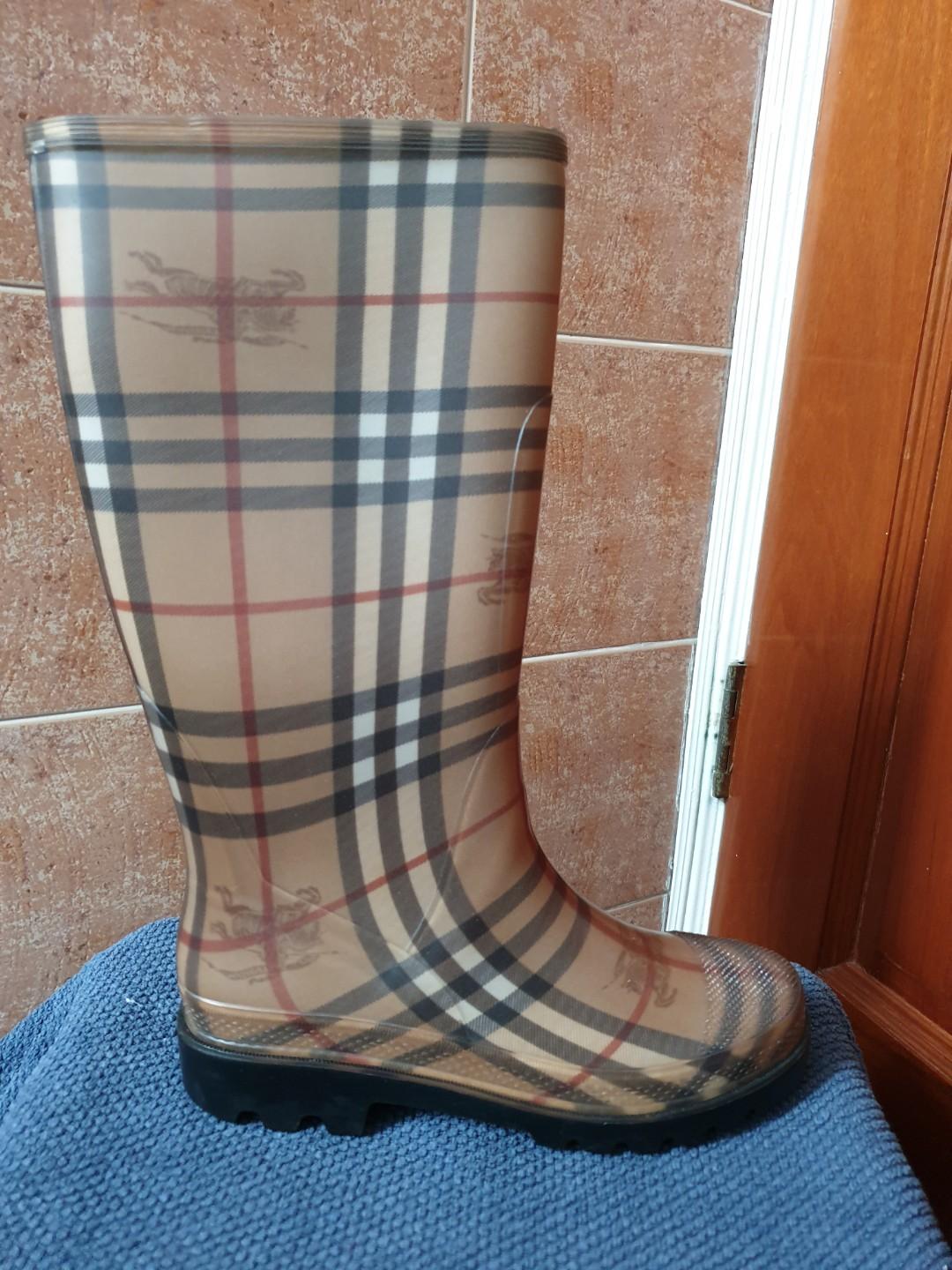 burberry long boots