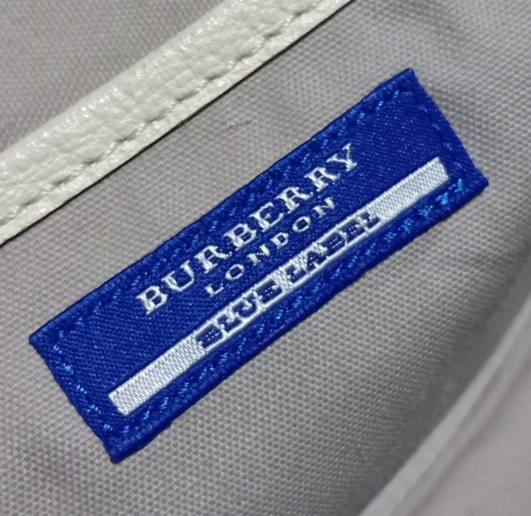 Burberry london blue shop label serial number