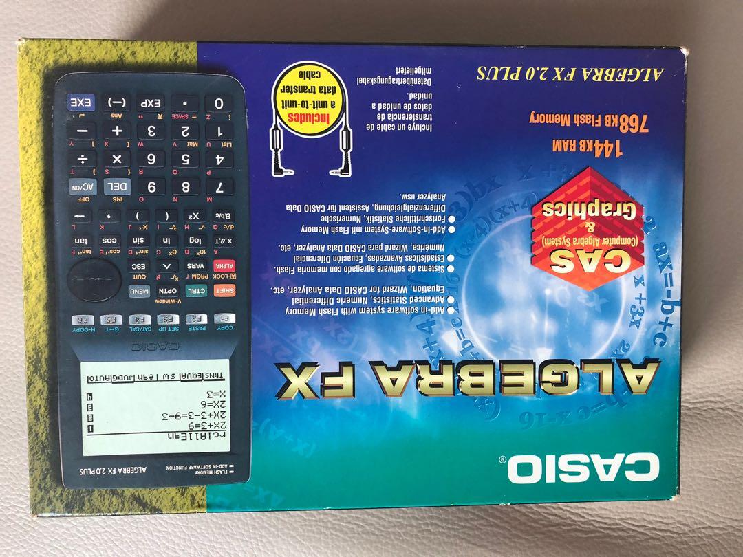 Algebra fx 2.0 plus manual store