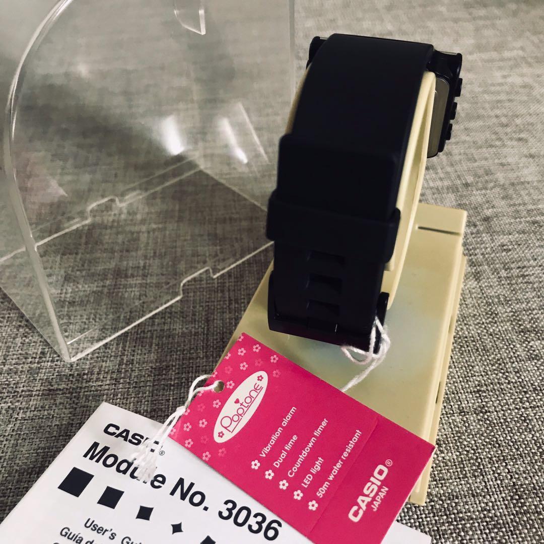 CASIO LDF 10 Original Baru Alarm Dual Time 50m Water Resistant Jam