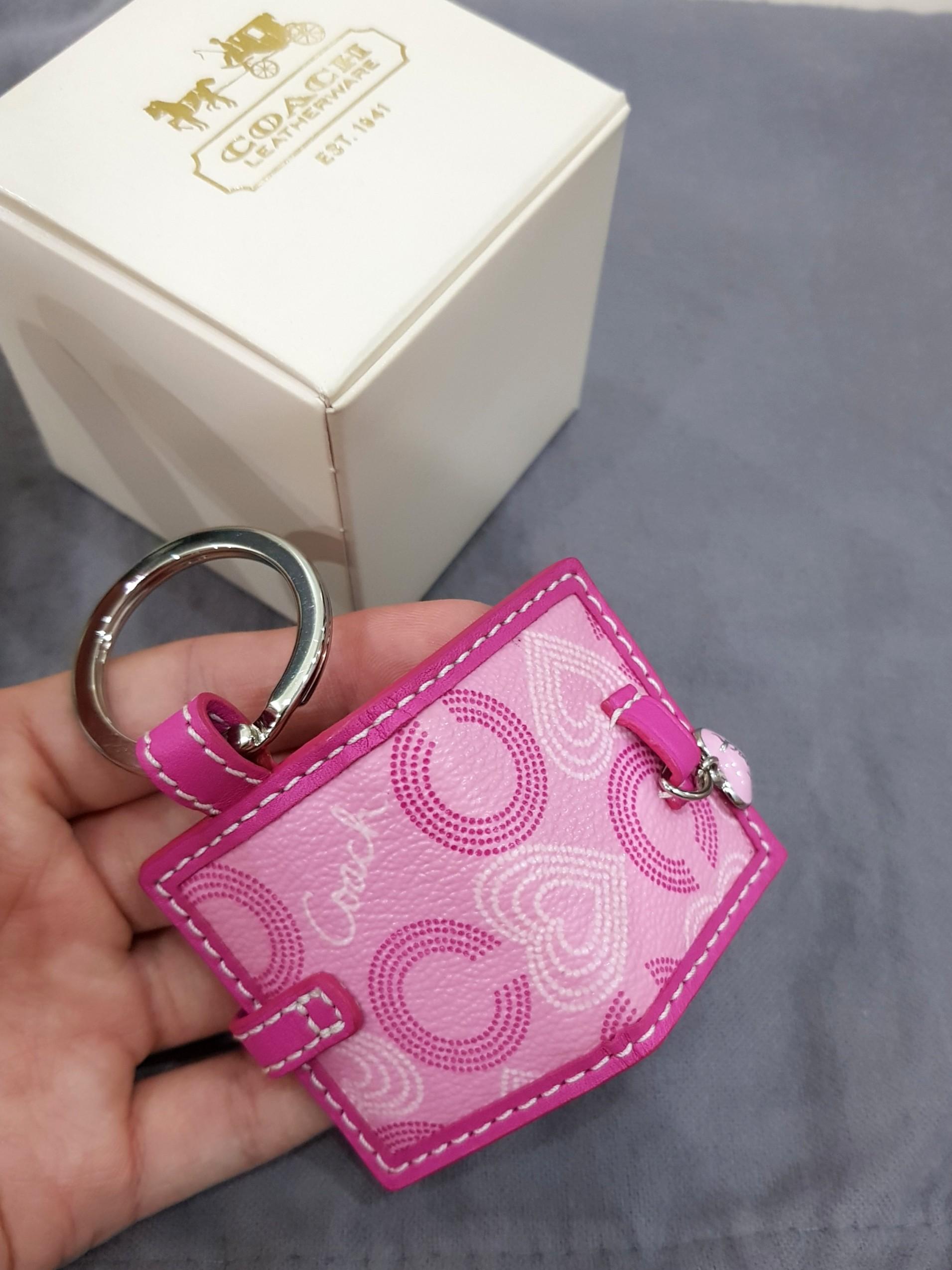 Original coach tabby mini keychain bag accessories, Women's Fashion,  Jewelry & Organisers, Accessory holder, box & organisers on Carousell