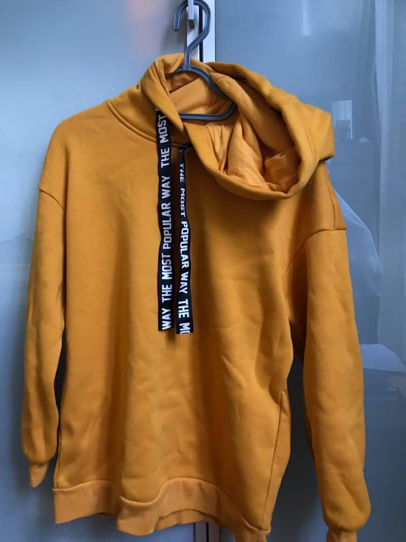 dark yellow hoodie