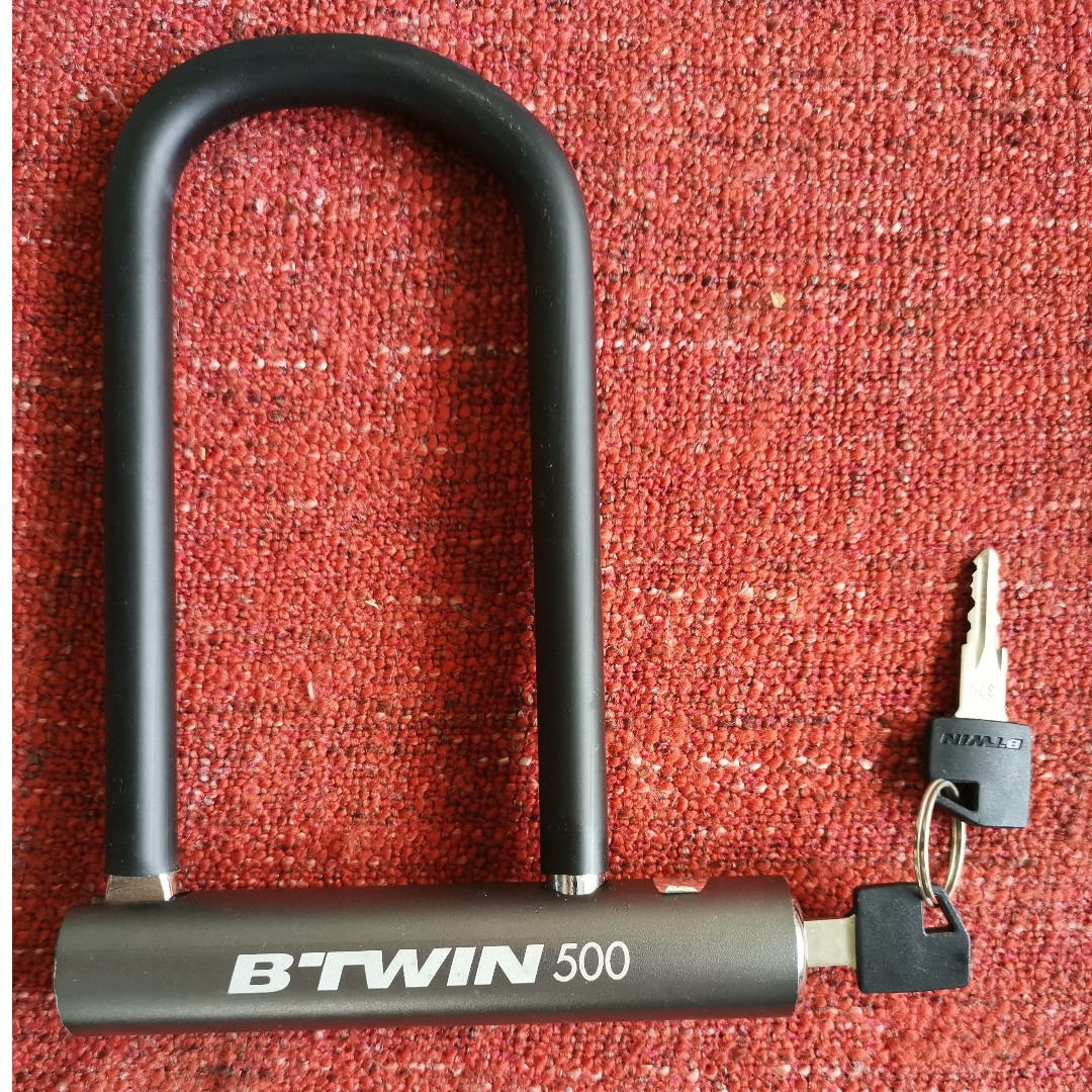 Decathlon BTWIN 500 Bike Lock, Rarely 