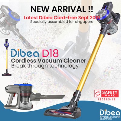 Dibea D18 Cordless Stick Vacuum Home Appliances Cleaning Laundry Photo