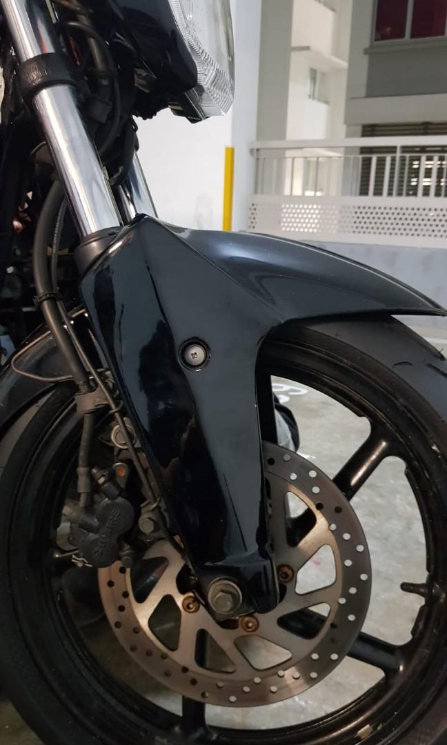 yamaha fzs front mudguard price