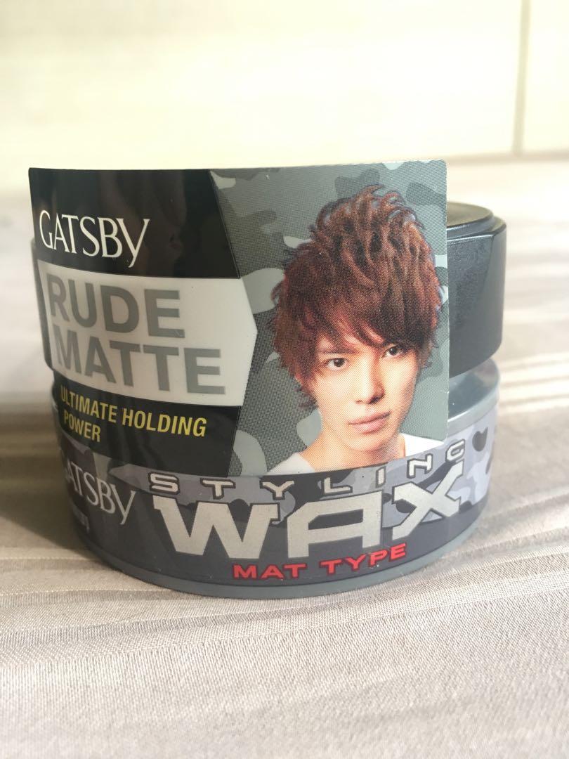 Gatsby Hair Wax Rude Matt Health Beauty Hair Care On Carousell