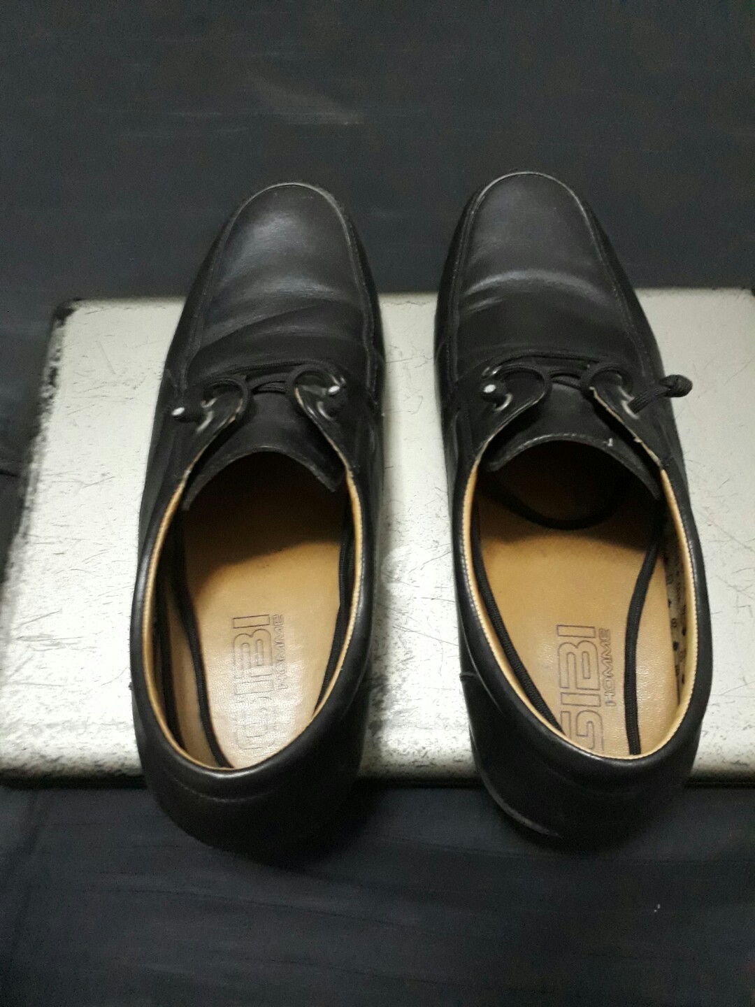 Gibi Black Shoes, Men's Fashion, Footwear, Dress Shoes on Carousell