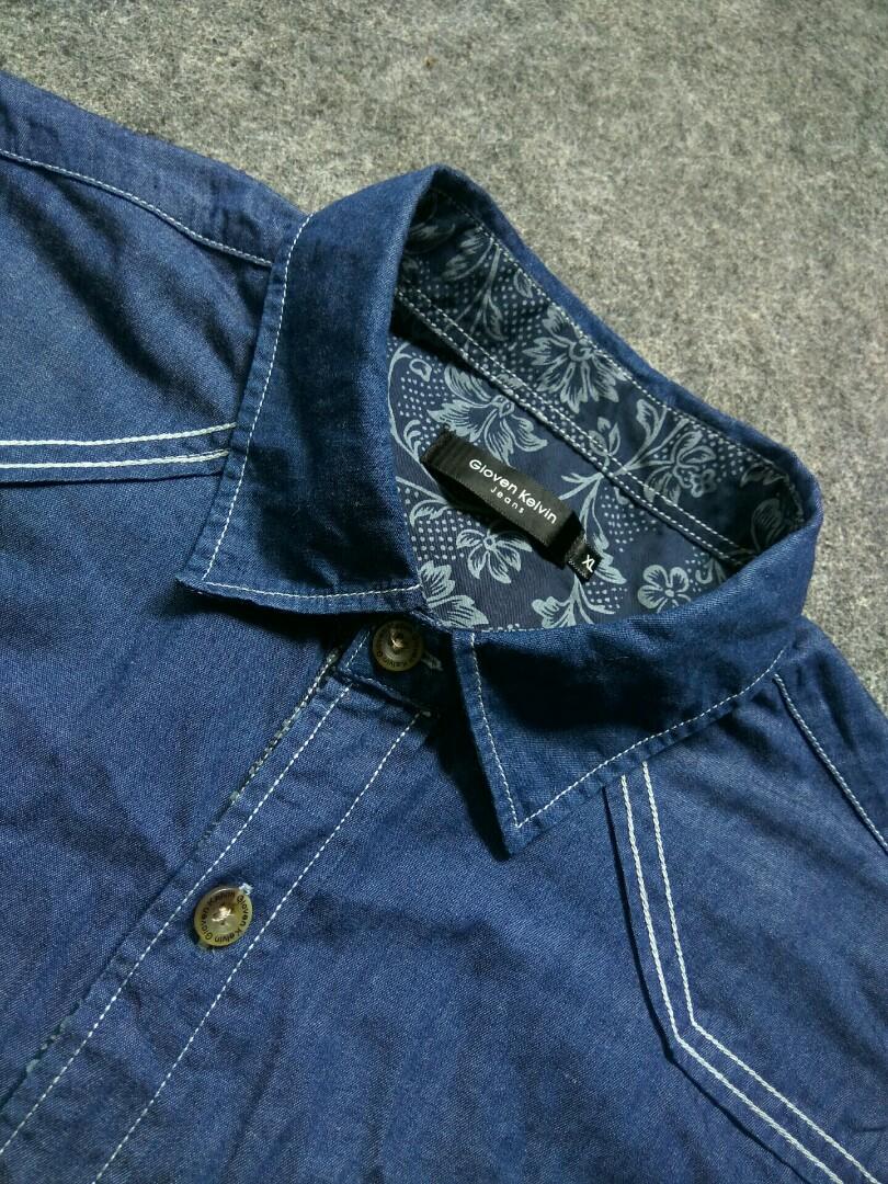 GIOVEN KELVIN Soft Denim Work Shirt 