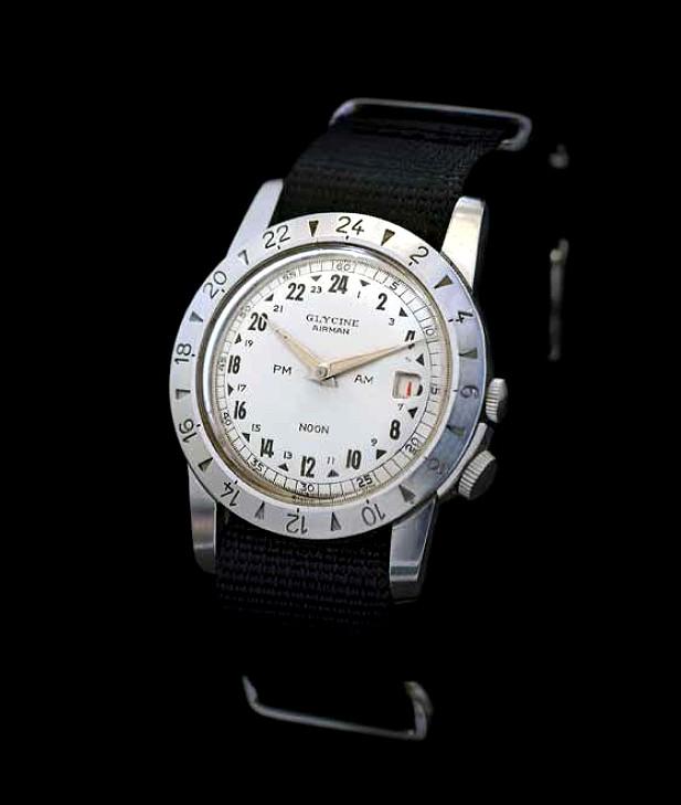 glycine airman vintage 1953 automatic watch