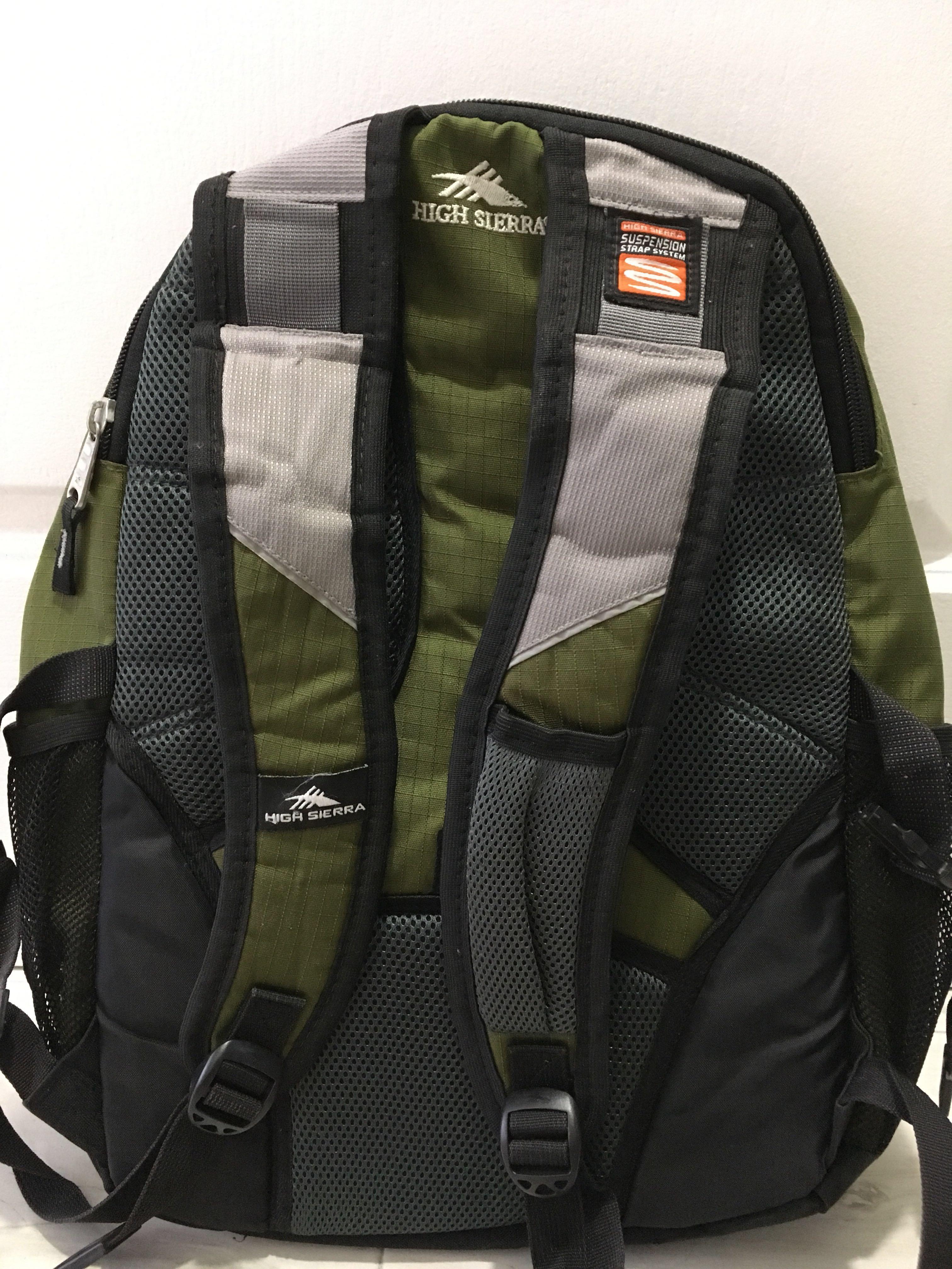 HIGH SIERRA BACKPACK Men s Fashion Bags Backpacks on Carousell