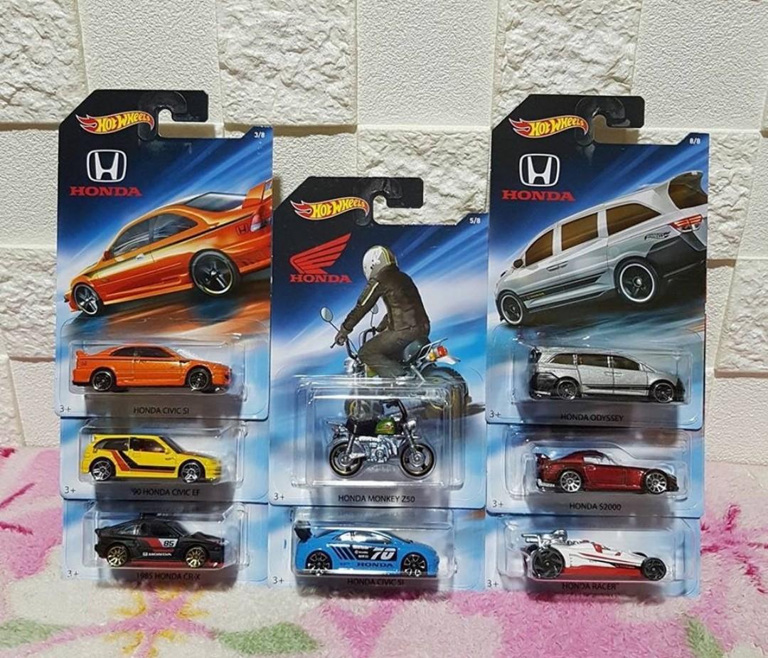 Hot Wheels Honda Set