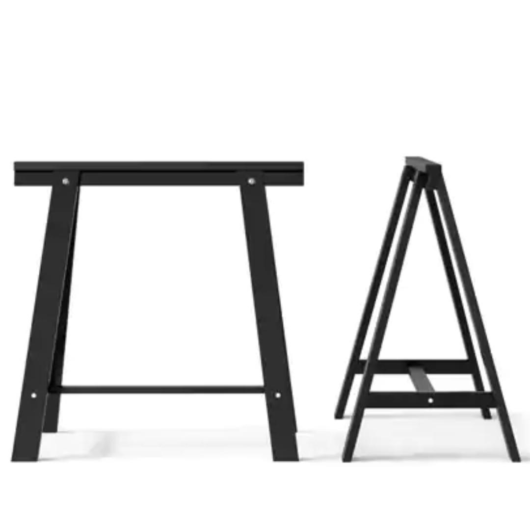 Ikea Oddvald Trestle Leg Black Furniture Tables Chairs On Carousell