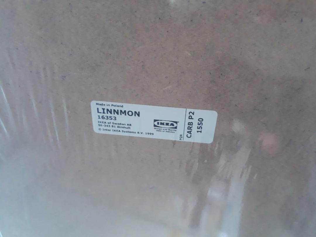 IKEA Study Table Black (LINNMON 16353, ADILS 22724), Furniture & Home