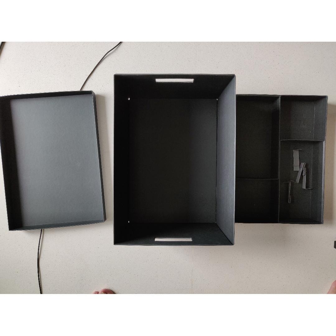 Ikea Tjena Storage Box With Lid Black Furniture Others On Carousell