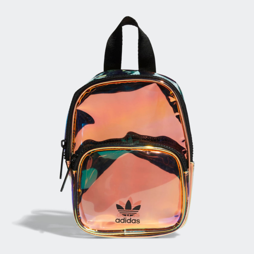 iridescent mini backpack