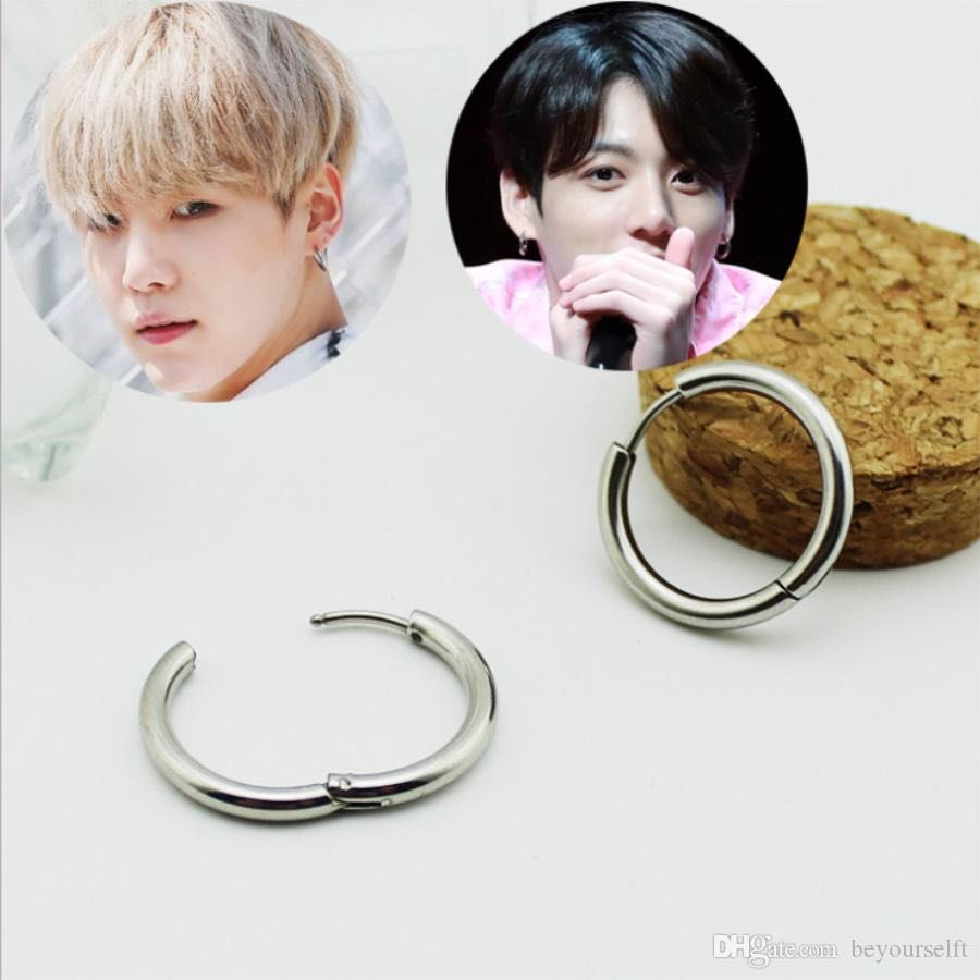 Jungkook Ring Earrings BRAND NEW Hobbies Toys Memorabilia