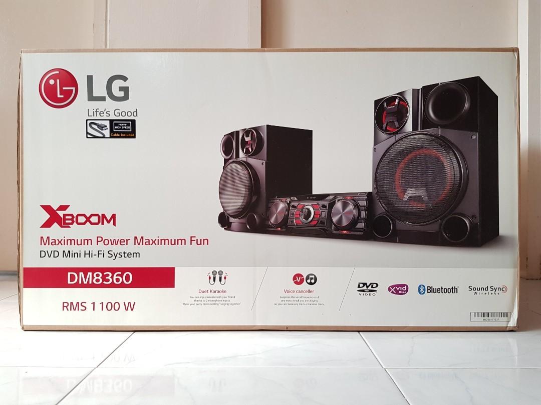Lg top xboom 8360