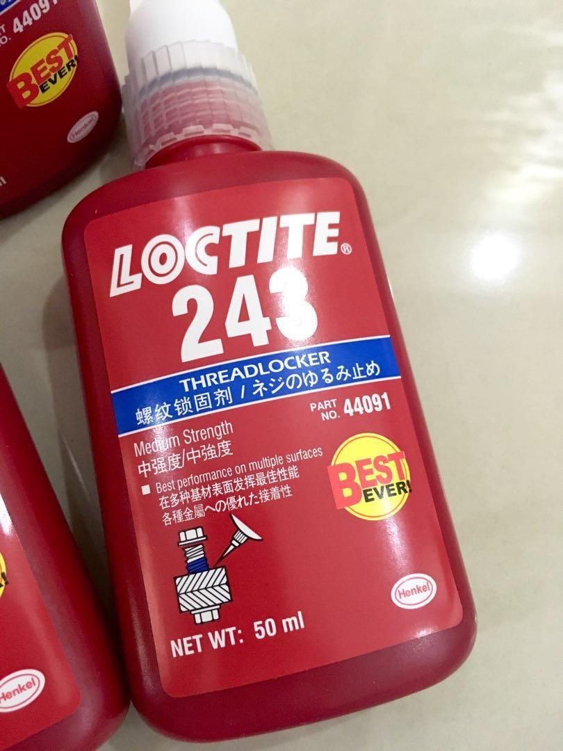 LOCTITE® 243 Medium Strength Threadlocker (Blue) - 50 ml – Inside The  Motorsport