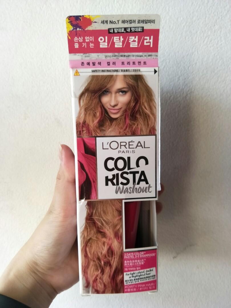 Details 140+ loreal pink hair dye colorista best POPPY