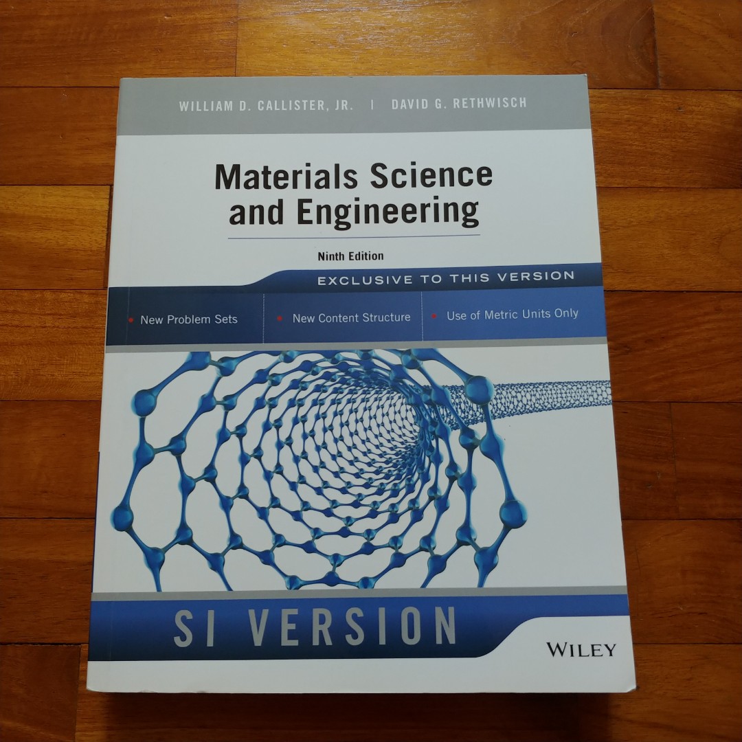Materials Science and Engineering 9th Edition, Books & Stationery