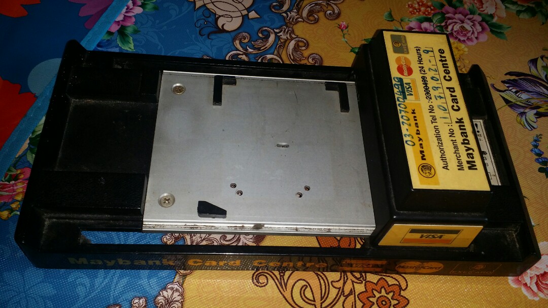 Mesin Kad Kredit Lama Antiques Vintage Collectibles On Carousell