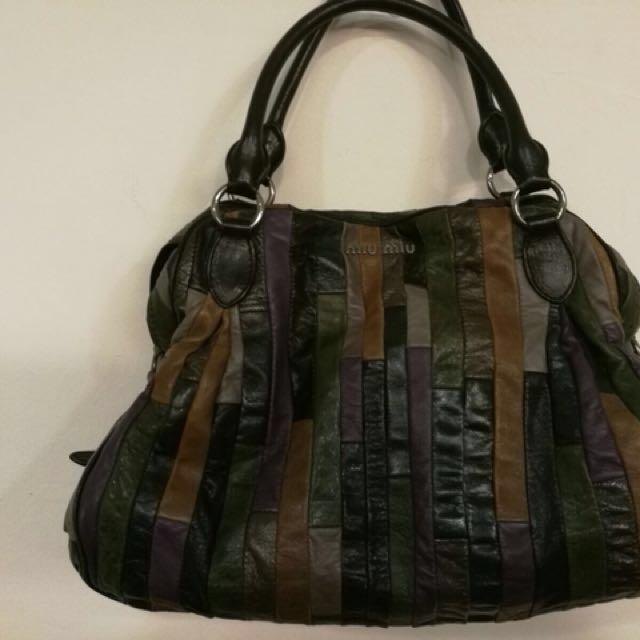 Miu miu cheap patchwork bag