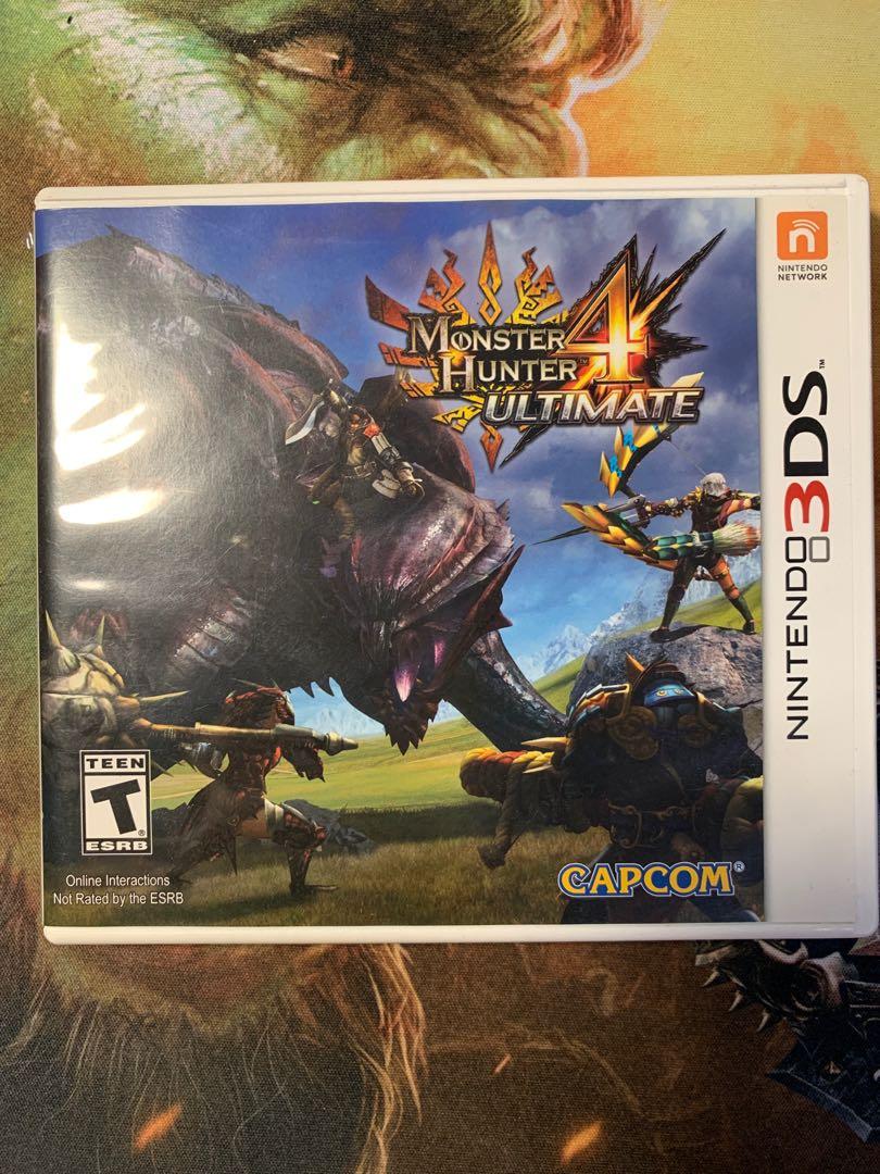 Monster Hunter 4 Ultimate Toys Games Video Gaming Consoles On Carousell