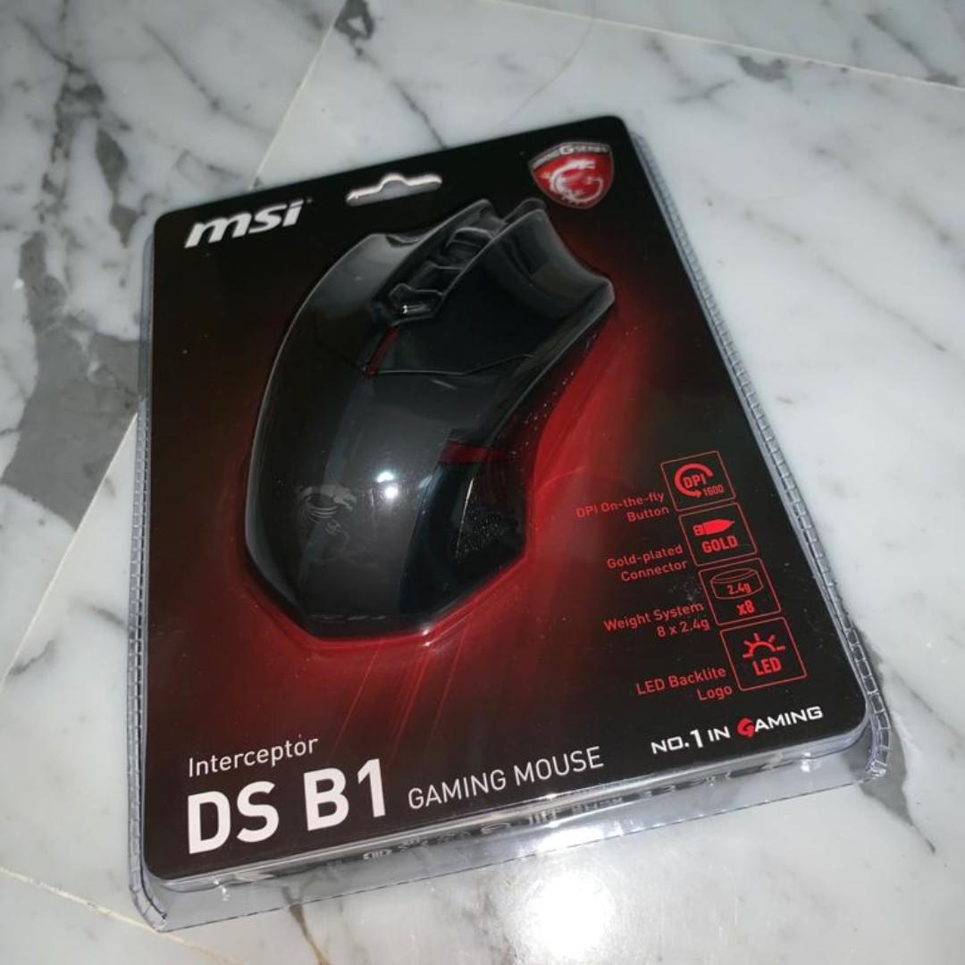 Msi Interceptor Ds B1 Gaming Mouse Electronics Computer Parts Accessories On Carousell