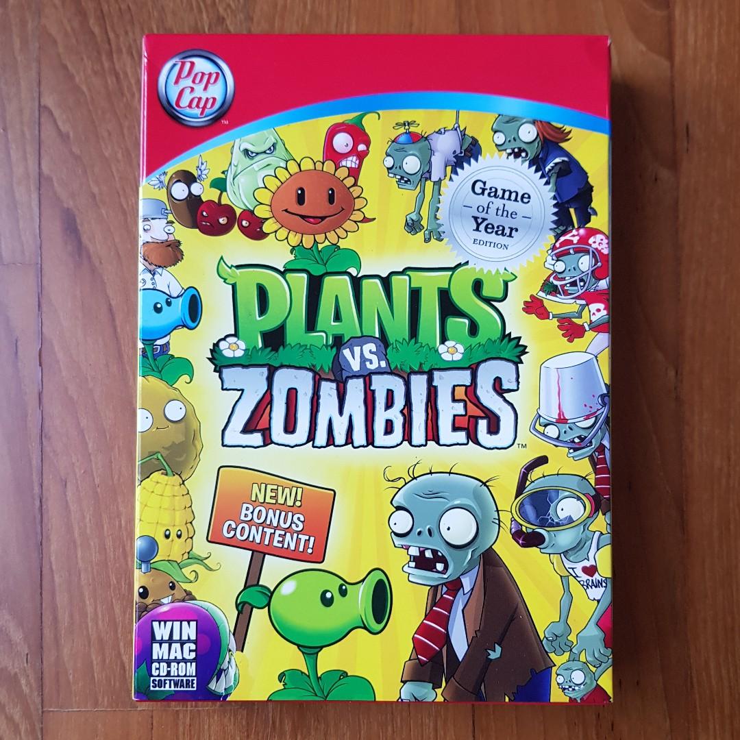 New Original Plants Vs Zombies Pvz Pc Disc Toys Games Video Gaming Video Games On Carousell