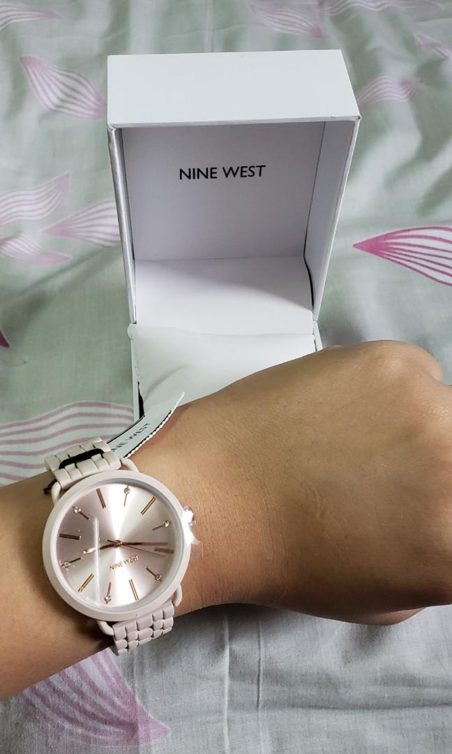 Nine west store pink watch