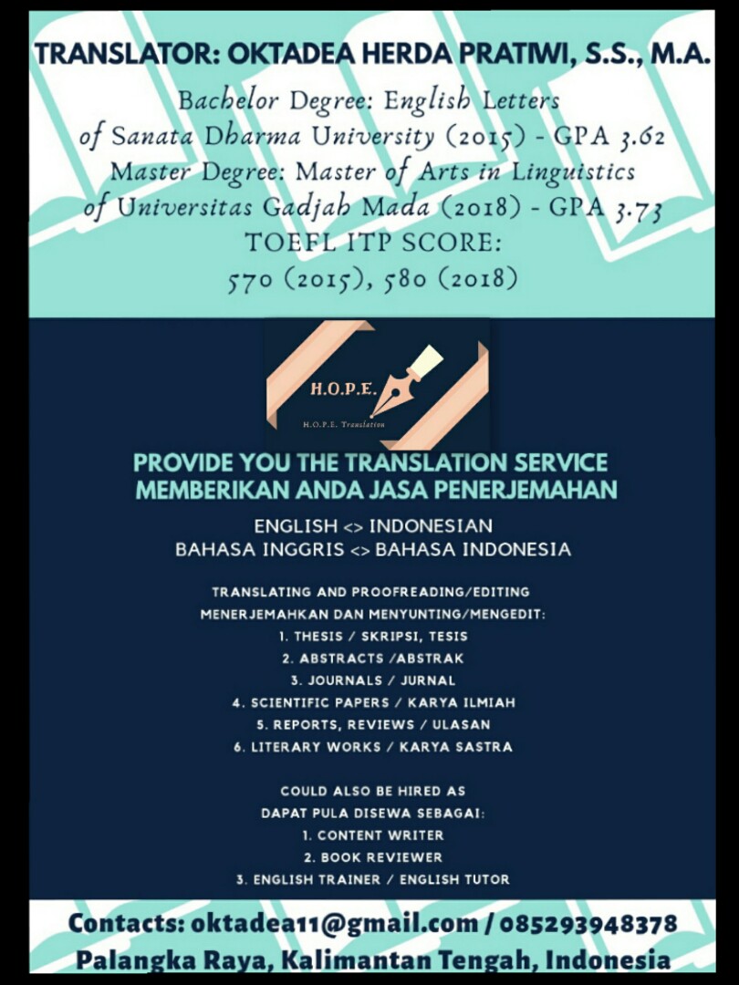 Penerjemah Bahasa Inggris Indonesia English Indonesian Translator Translation Service Jasa Lainnya Di Carousell