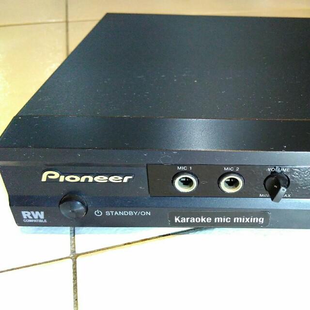 Pioneer DVD Player with Karaoke mic mixing, Electronics, Audio on Carousell