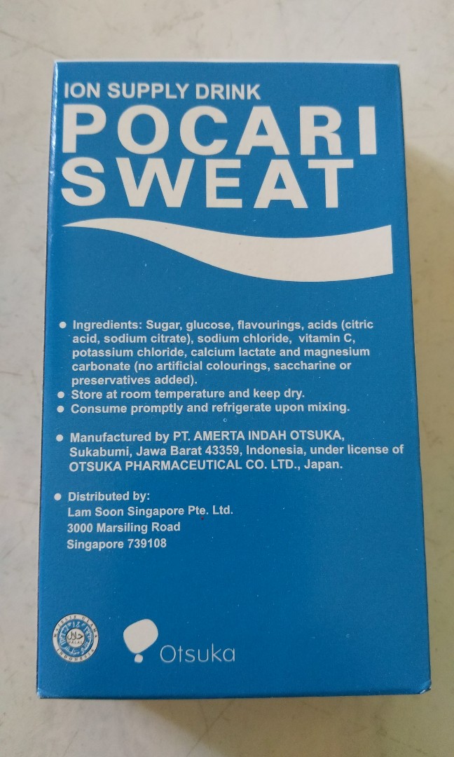 Pocari Sweat Ion Supply Drink Sachets Food Drinks Beverages On Carousell