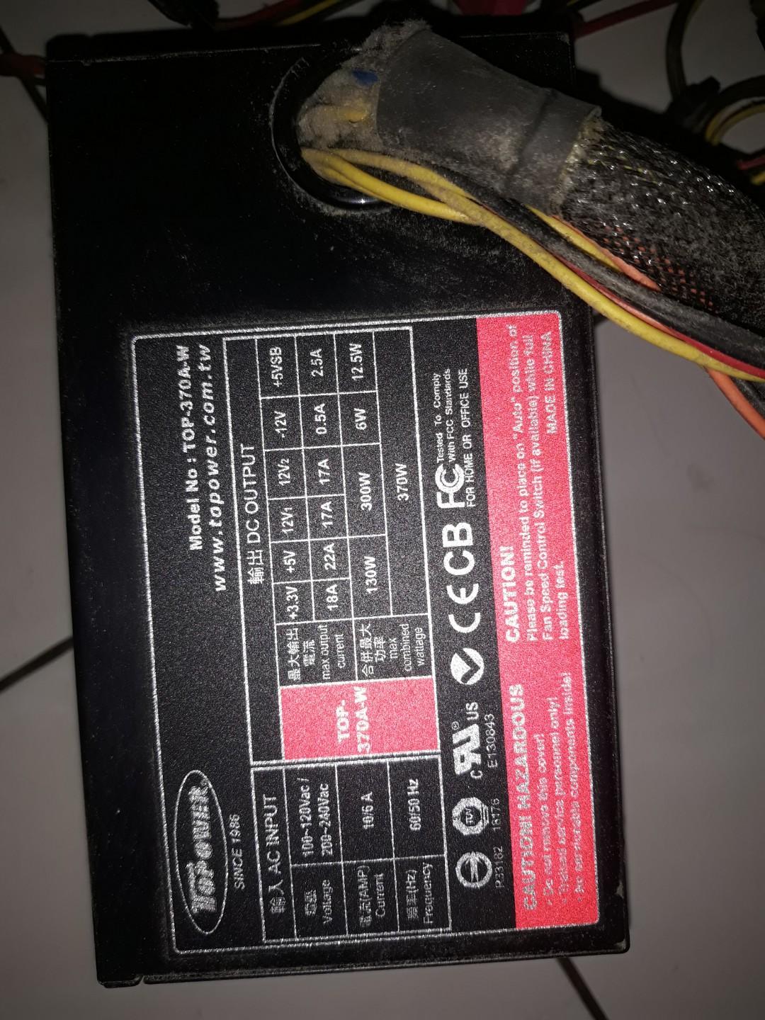 Power Supply PC, Computers & Tech, Parts & Accessories, Cables