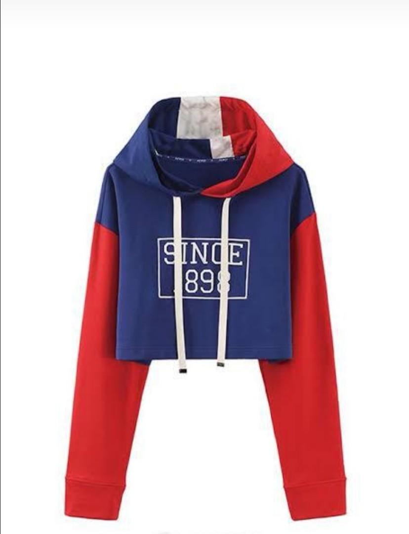Pepsi crop top shop hoodie