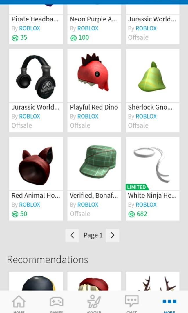 Roblox Items Toys Games Video Gaming Video Games On Carousell - robloxitemgame roblox limiteds rush koji