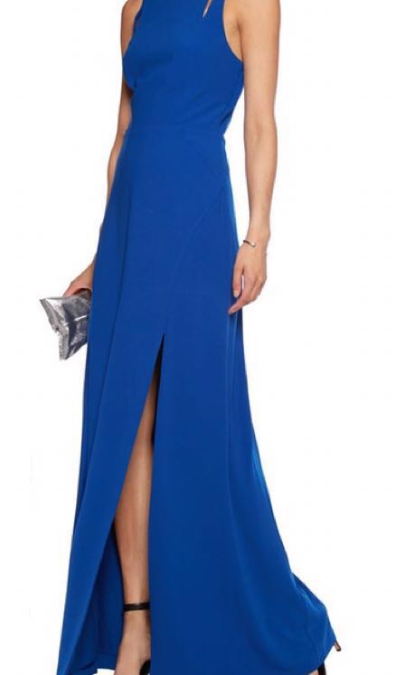 Halston heritage hot sale blue dress