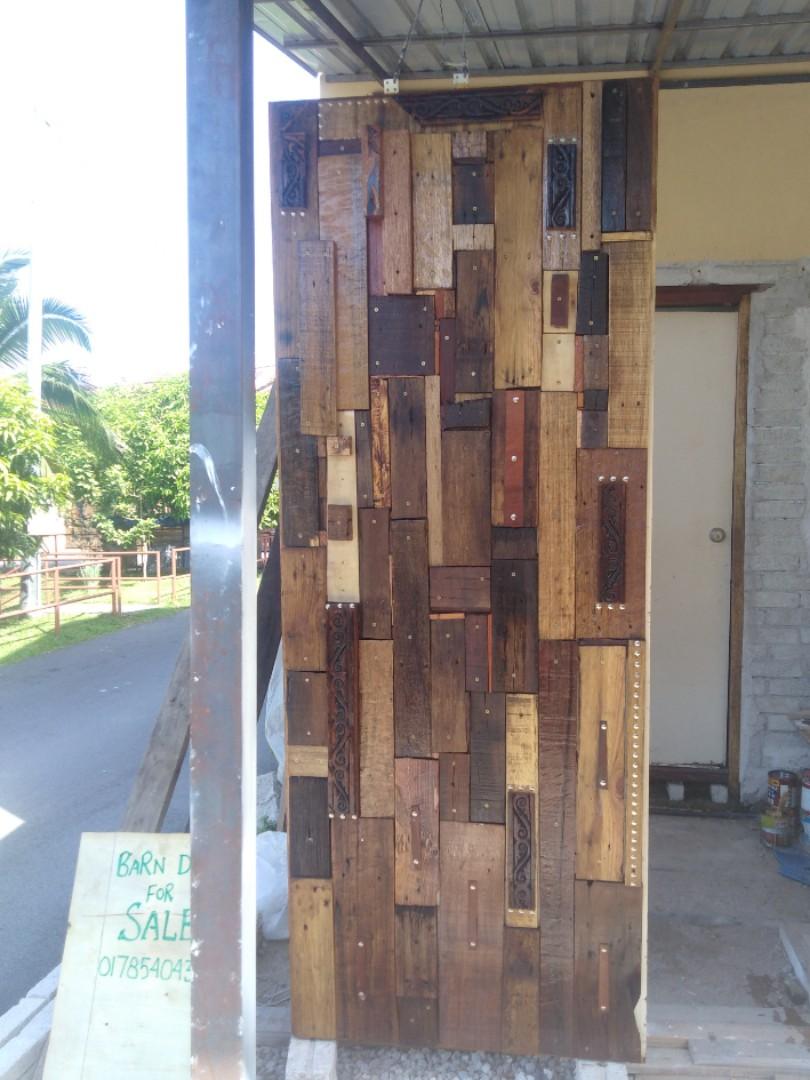 Rustic Barn Door Pintu Rustic Style Barn Home Furniture Home