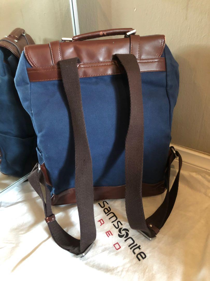 Samsonite Red Korean Backpack Design, Men's Fashion, Bags, Backpacks on