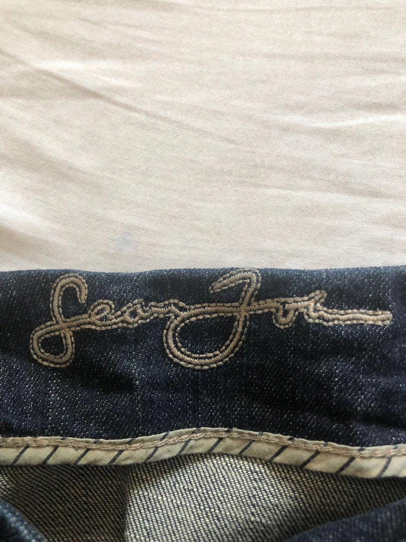 Sean John High Waist Denim Shorts 