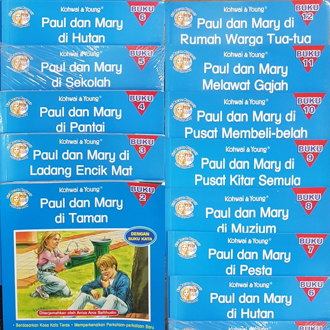 Set Of 11 Malay Early Readers Paul Mary Series Books 2 To 12 Hobbies Toys Books Magazines Children S Books On Carousell