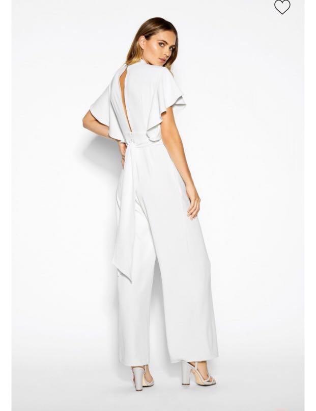 sheike white jumpsuit
