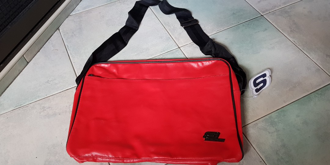 Skechers Red Messenger Bag, Men's Fashion, Bags, Sling Bags on Carousell
