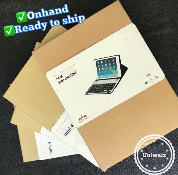 Smart Keyboard Case Bluetooth For iPad Mini 1/2/3/4 (Category: Cases & Sleeves) located in Mandaluyong City. Submitted by uniwyse (Listing ID 211005611, Image 2). Description: ✅Onhand ✅Ready to ship ✅Brandnew Color Black and pink only!! #uniwaiz #smartkeyboard #wirelessbluetooth .