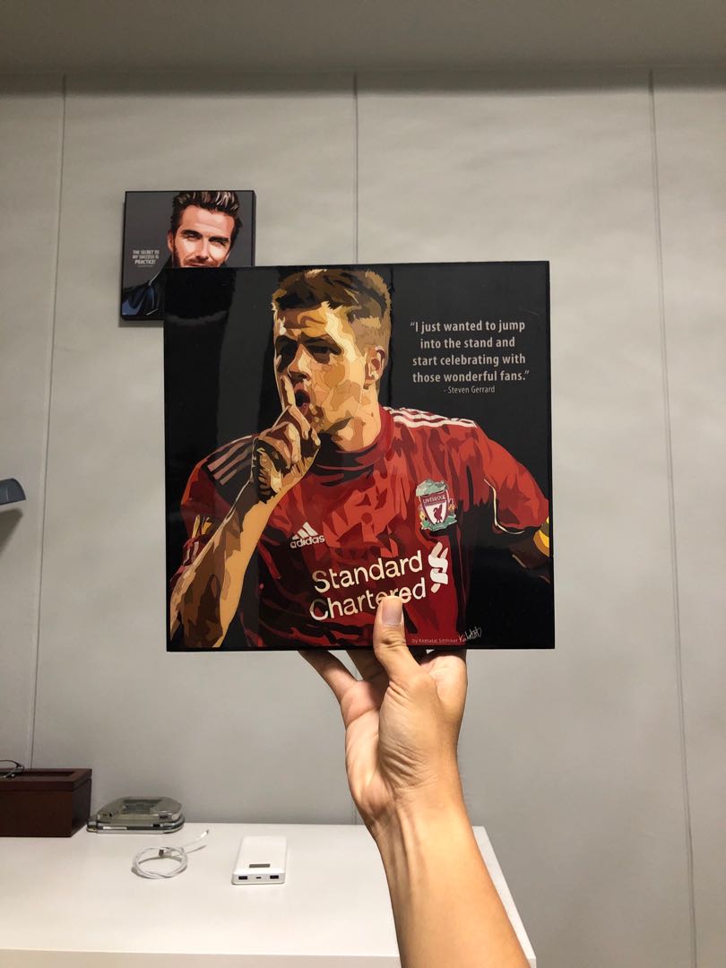 Steven Gerrard Poster Home Decor Gift Wall Art Liverpool Print