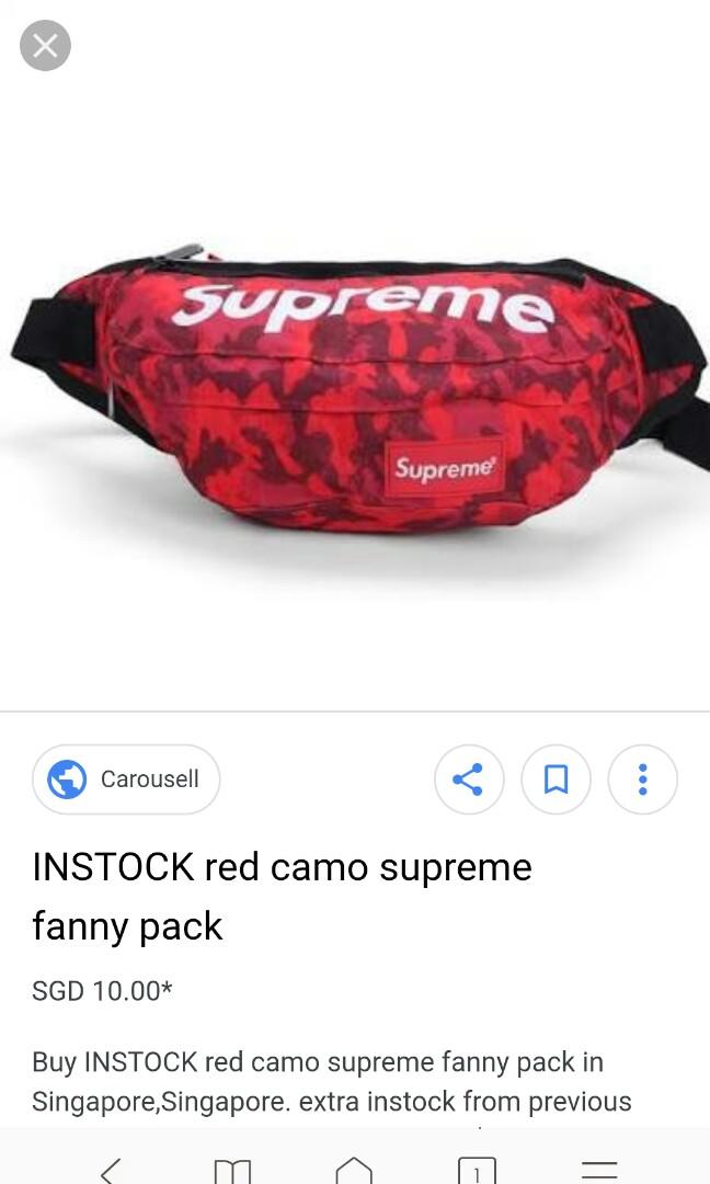 Supreme Fanny Pack Red Real Top Sellers, 54% OFF | www ...