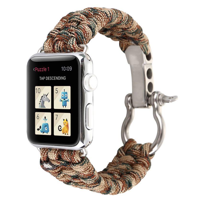 Survival Rope Apple Watch band 42 mm Mobile Phones Gadgets Wearables Smart Watches on Carousell