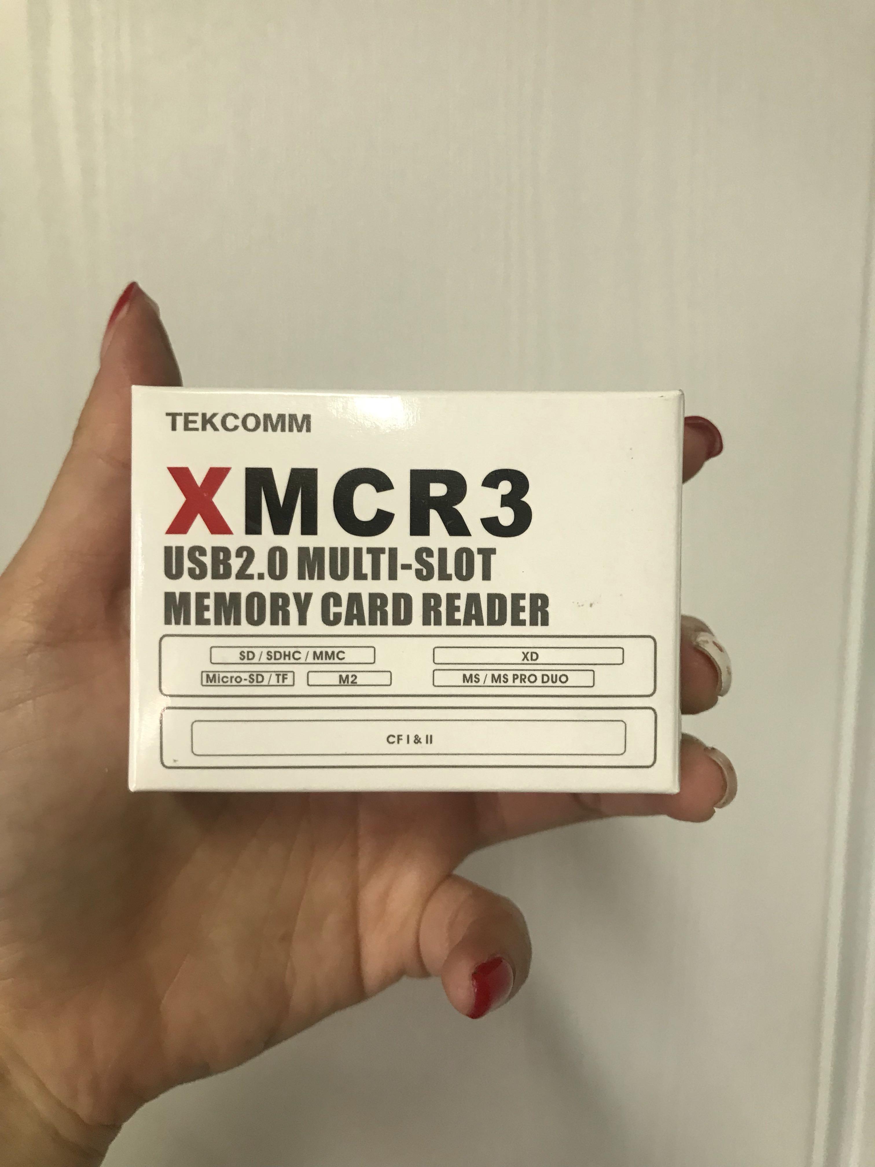Tekcomm Memory card reader （分類：電腦線、轉接線及轉換器）位於 Hong Kong。 由 anthea24 提交（商品編號 213254643，圖片 1）。簡介： Tekcomm Memory card reader。