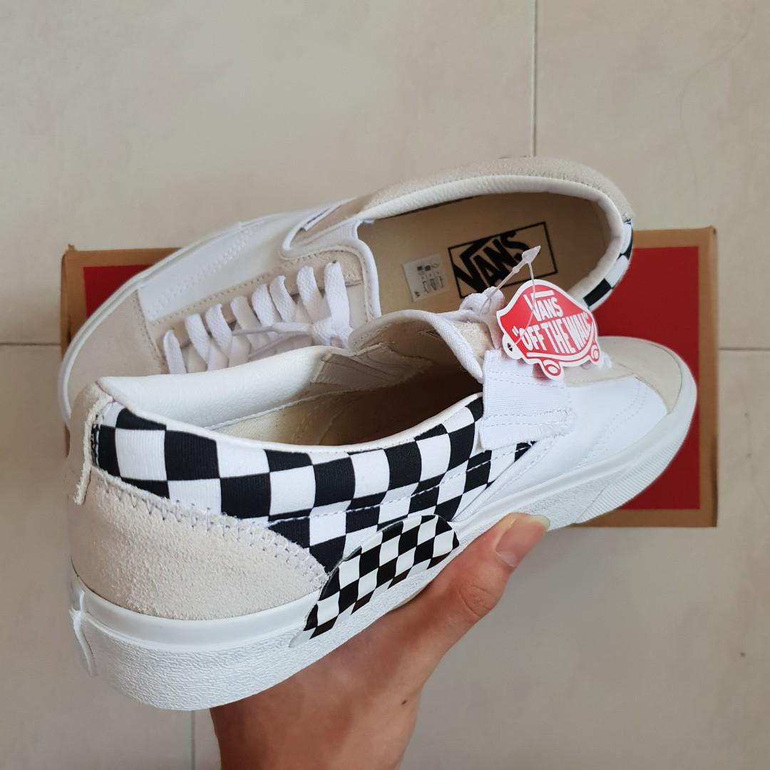 US11 Vans Deconstructed CAP Slip On Sneakers Checker Checkerboard
