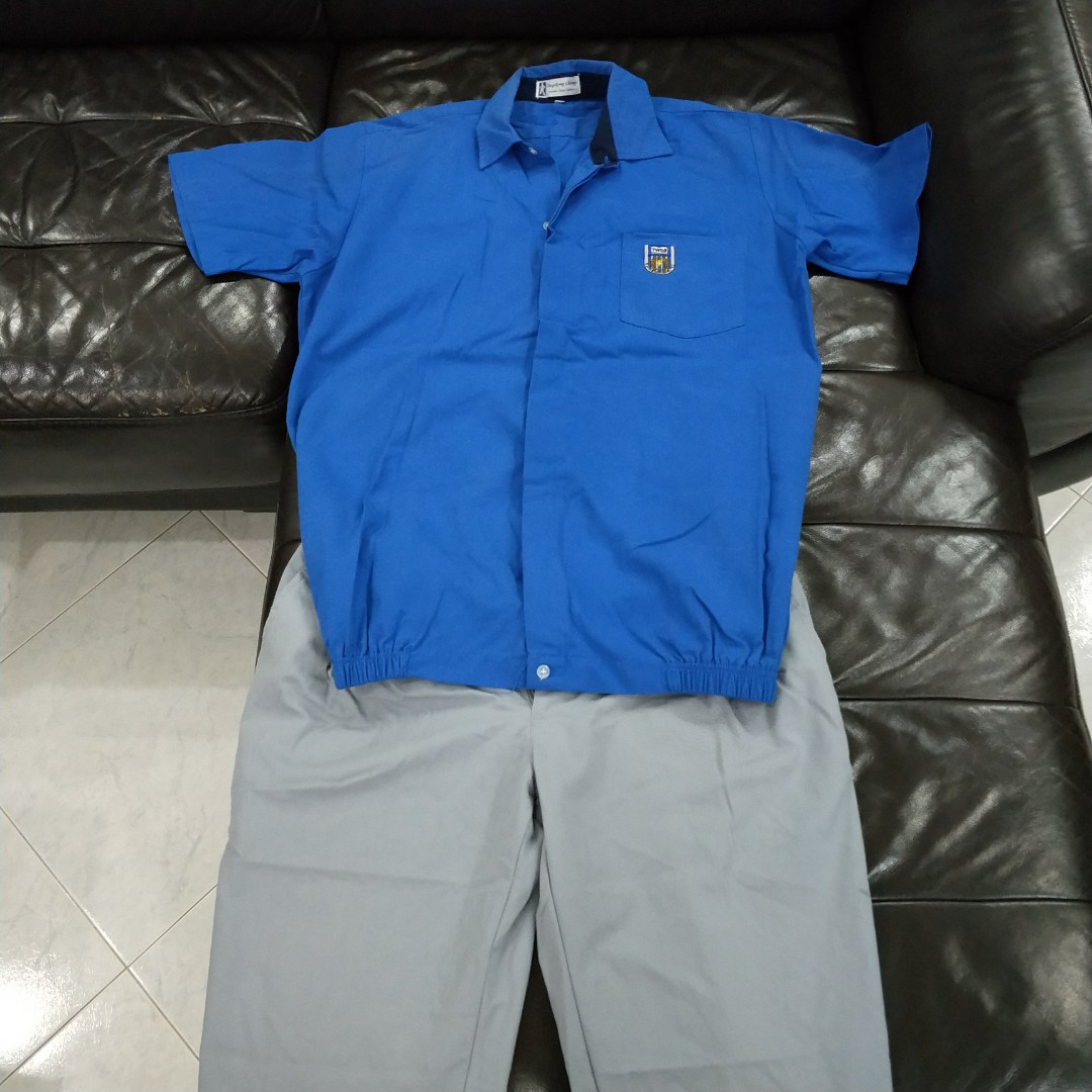Used School Uniform for sale, Men's Fashion, Tops & Sets, Formal Shirts on Carousell
